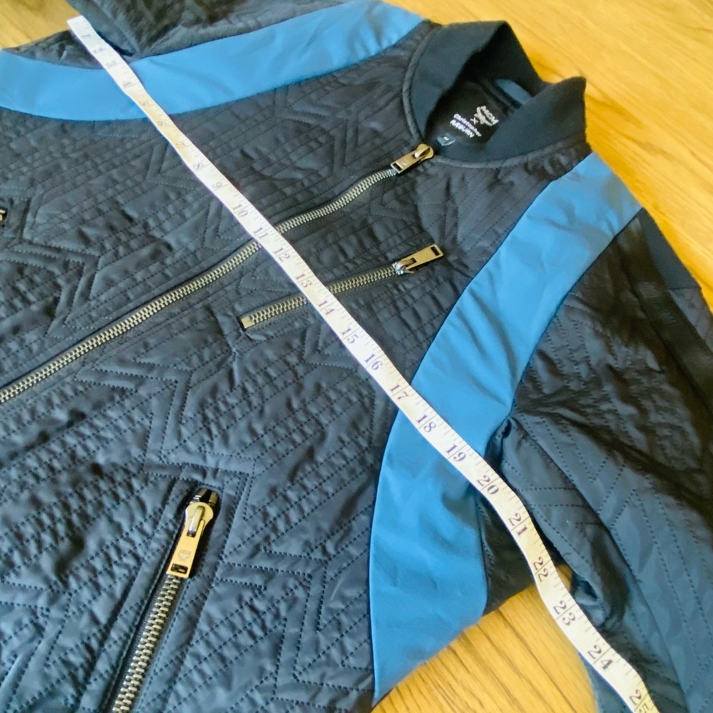 MCM Christopher Raeburn Collab Unisex Med Quilted Black Bomber Jacket ret $1120 - Picture 9 of 14